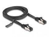 DeLOCK 80179 netværkskabel Sort 1 m Cat8.1 U/FTP (STP)