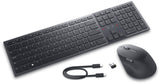 DELL KM900 tastatur Mus inkluderet Kontor RF trådløs + Bluetooth QWERTZ Tysk Grafit