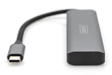 Digitus DA-70245 interface hub USB 3.2 Gen 1 (3.1 Gen 1) Type-C 10000 Mbit/s Grå