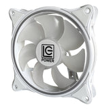 LC-Power LC-CF-120-ARGB-W Computerkølesystem Computerkabinet Ventilator 12 cm Hvid