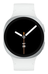 Samsung Galaxy Watch 8 3,81 cm (1.5") AMOLED 44 mm Digital 480 x 480 pixel Berøringsskærm Sølv Wi-Fi GPS (satellit)