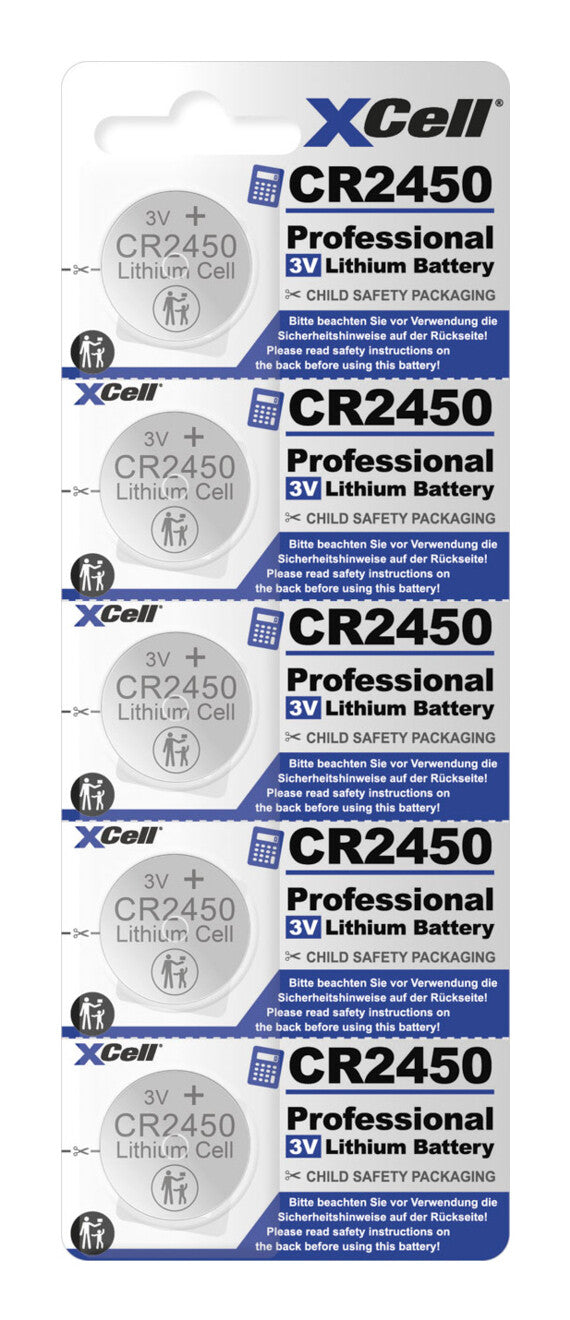 XCell 145594 husholdningsbatteri Engangsbatteri CR2450 Lithium