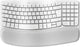 Logitech Wave Keys for Mac tastatur Hjemme/kontor Bluetooth QWERTZ Tysk Hvid