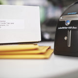 DYMO LabelWriter 450 Duo etiketmaskine | Direkte termisk etiketprinter | Hurtig udskrivning af etiketter, stregkoder og meget mere | Udskriver både LW-etiketter og D1-plastiketiketter