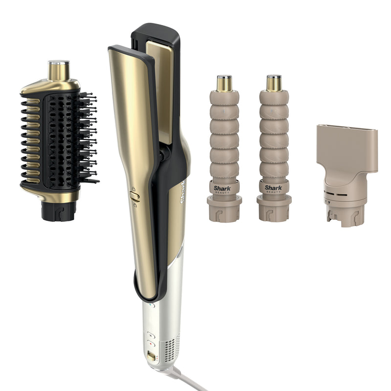Shark Glam Straight & Waves multistyler Airflow Guld 1400 W 2,44 m