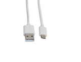Prokord USB-0029 USB-kabel USB 2.0 2 m USB A Micro-USB B Hvid