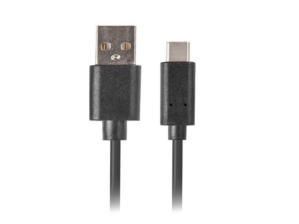 Lanberg CA-USBO-31CU-0018-BK USB-kabel USB 3.2 Gen 1 (3.1 Gen 1) 1,8 m USB C USB A Sort