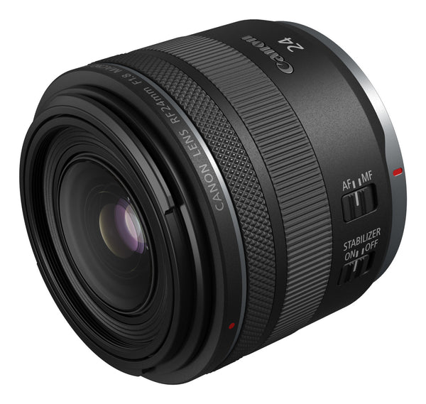 Canon RF 24 mm f1.8 Macro IS STM MILC Bred zoomlinse Sort