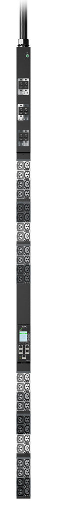 APC NetShelter Rack PDU Advanced Gen 2, Metered, 3Phase, 22.1kW 400V 32A or 17.3kW 415V 30A, 530P6, 48 Outlet strømforsyningsenhed (PDU) 48 AC stikkontakt(er) 0U Sort