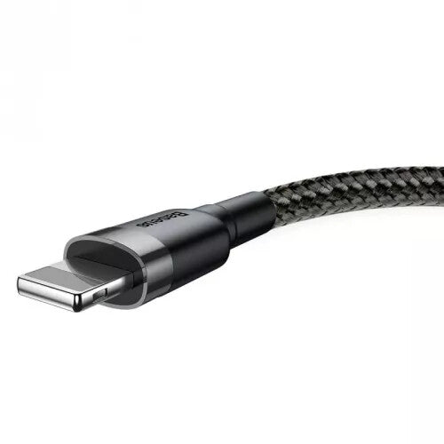 Baseus CALKLF-AG1 Lightning kabel 0,5 m Grå, Sort