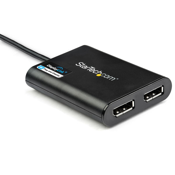 StarTech.com USB32DP24K60 USB grafisk adapter 4096 x 2160 pixel Sort