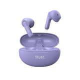 Trust Yavi Headset True Wireless Stereo (TWS) I ørerne Opkald/musik USB Type-C Bluetooth Lilla