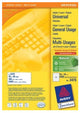 Avery 3475 print etiket Hvid