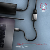 Axagon RUCM-AFAC kabel kønsskifter USB C USB A Grå