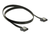 DeLOCK 0.5m SATA III SATA-kabel 0,5 m SATA 7-pin Sort