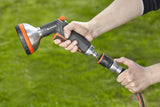 Gardena 18253-50 vandslange beslag Slangestik Metal Sort, Orange, Sølv 1 stk
