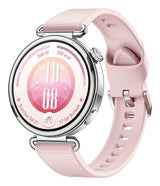 Huawei WATCH GT 7 41mm 3,35 cm (1.32") AMOLED Digital 466 x 466 pixel Berøringsskærm Lyserød, Sølv Wi-Fi GPS (satellit)
