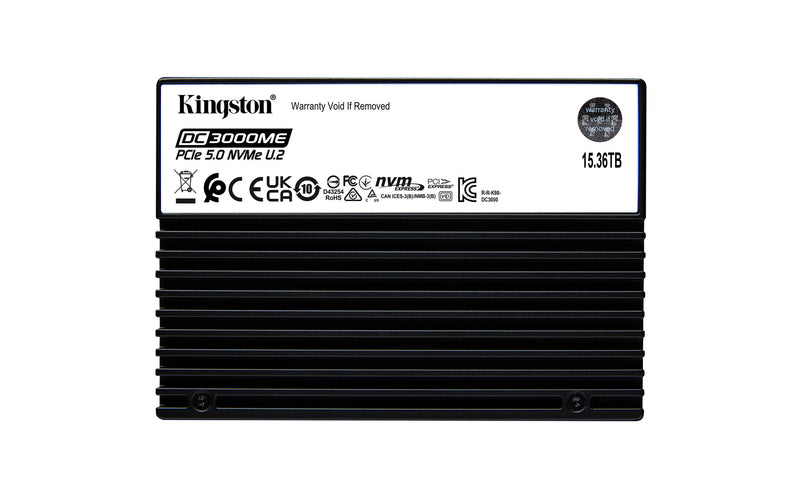 Kingston Technology 15,36 TB DC3000ME U.2 PCIe 5.0 NVMe TCG Opal Enterprise SSD