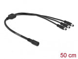 DeLOCK 83021 el-ledning Sort 0,5 m DC