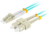 Lanberg FO-LUSU-MD31-0020-TQ InfiniBand og fiberoptisk kabel 2 m 2x LC 2x SC LC/SC Turkisfarve