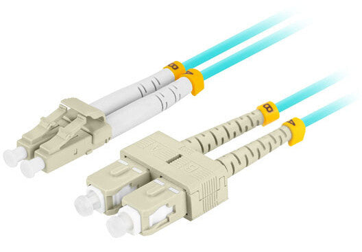Lanberg FO-LUSU-MD31-0020-TQ InfiniBand og fiberoptisk kabel 2 m 2x LC 2x SC LC/SC Turkisfarve