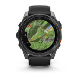 Garmin Fenix 8 3,56 cm (1.4") AMOLED 51 mm Digital 454 x 454 pixel Berøringsskærm Grå Wi-Fi GPS (satellit)