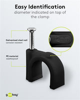 Goobay 64684 kabelholder Sort 100 stk