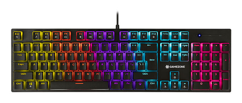 Tracer Unique tastatur Spil USB QWERTY Engelsk Sort