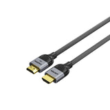 UNITEK 8K Braided Nylon 1M HDMI-kabel HDMI Type A (Standard) Grå