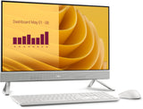 DELL EC27250 Intel Core 7 150U 68,6 cm (27") 1920 x 1080 pixel All-in-One PC 32 GB DDR5-SDRAM 2 TB SSD Windows 11 Pro Wi-Fi 6E (802.11ax) Perle, Hvid