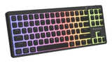 GENESIS Thor 430 TKL Wireless tastatur Spil USB + RF Wireless + Bluetooth QWERTY US engelsk Sort