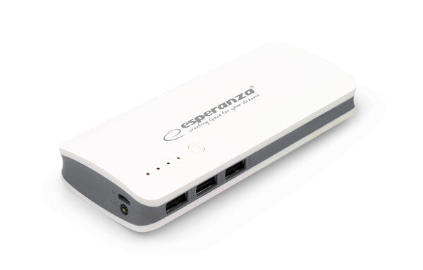 Esperanza EMP106WE powerbank 8000 mAh Grå, Hvid