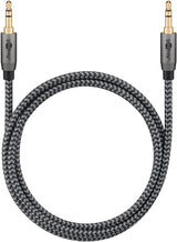 Goobay 65273 lydkabel 1 m 3.5mm TRS Sort, Sølv