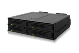 Icy Dock MB324V4P-B drevkabinet SSD kabinet Sort 2.5"
