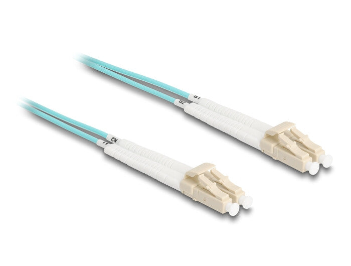 DeLOCK 88081 InfiniBand og fiberoptisk kabel 3 m LC Turkisfarve