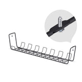 StarTech.com S1MB-DESK-CABLE-TRAY kabelorganisator Skrivebord Kabelkurv Sort 1 stk