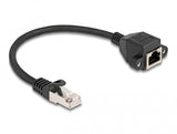 DeLOCK 80191 netværkskabel Sort 0,25 m S/FTP (S-STP)