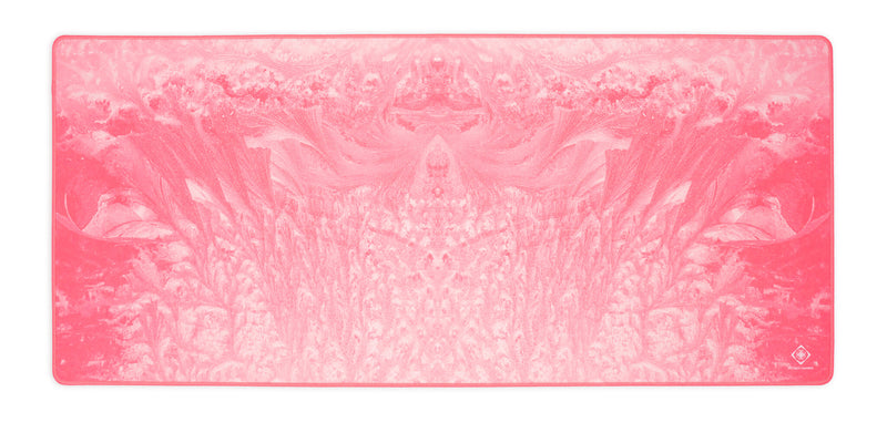 Deltaco Gaming PMP85 Gaming-musemåtte XL, 900 x 400 x 4 mm, syede kanter, pink
