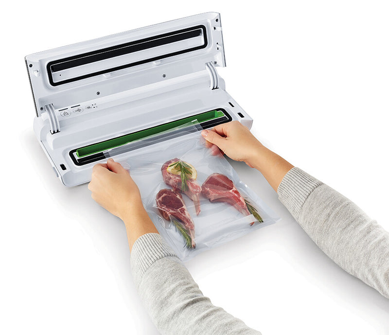 FoodSaver VS0100X vakuum forsegler Sølv, Hvid