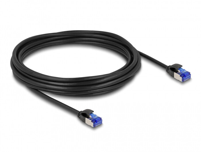 DeLOCK 80230 netværkskabel Sort 5 m Cat6a S/FTP (S-STP)