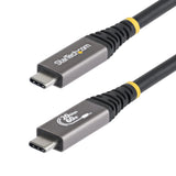 StarTech.com CC3M20GUSB4CX USB-kabel USB4 Gen 2x2 3 m USB C 20 Gbit/sek. 60 W Sort