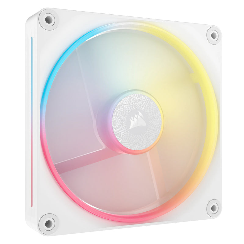 Corsair iCUE LINK LX140-R RGB Computerkabinet Ventilator 14 cm Hvid 1 stk