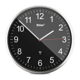 Mebus 19578 Væg- og bordur Mekanisk ur Rund Sort, Metallic