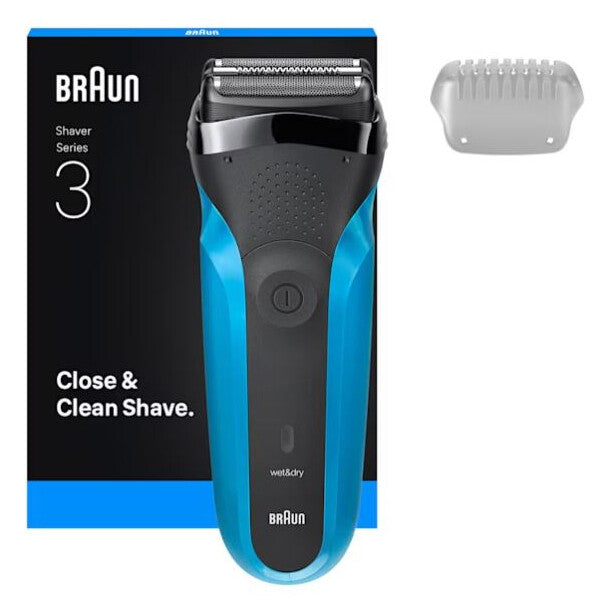 Braun Series 3 310s Folie shaver Trimmer Sort, Blå