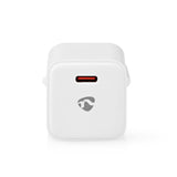 Nedis Mini Wall Charger Smartphone, Tablet Hvid Vekselstrøm Indendørs