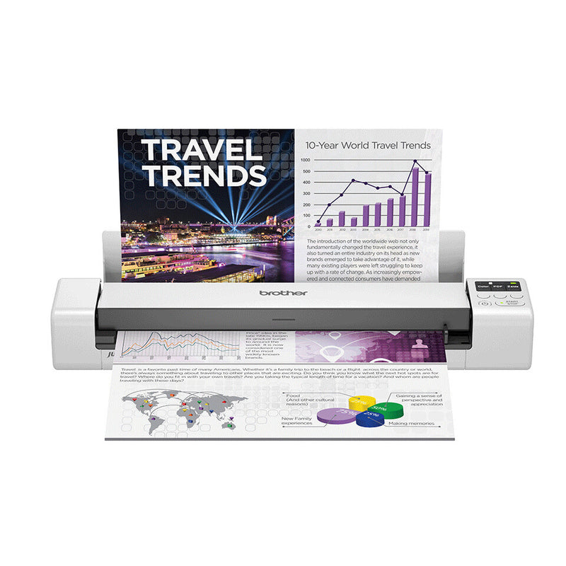 Brother DS-940DW scanner Skanner med papir-tilførsel 600 x 600 dpi A4 Sort, Hvid