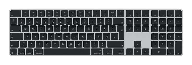 Apple Magic tastatur Universel USB + Bluetooth QWERTY Norsk Sort