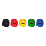 MediaRange MRCS302 kabelsamler Krog og løkke kabelbinder Nylon Sort, Blå, Grøn, Rød, Gul 5 stk