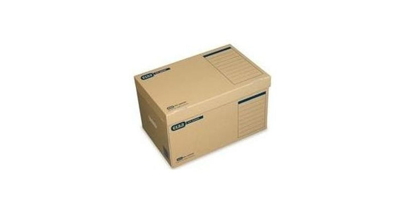 Elba Systemcontainer tric 54.5x32.0x 36.0 cm mit Klappdeckel Packung 10 fil opbevaring Karton Beige