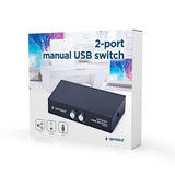 Gembird DSU-21 KVM Switch Hvid